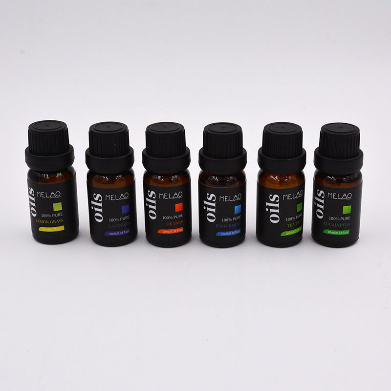 Premium 6-Pack Essential Oil Set – Sweet Orange, Mint, Eucalyptus, Lavender & More (Aromatherapy Collection)