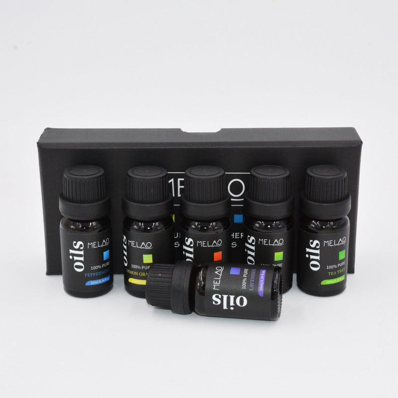 Premium 6-Pack Essential Oil Set – Sweet Orange, Mint, Eucalyptus, Lavender & More (Aromatherapy Collection)